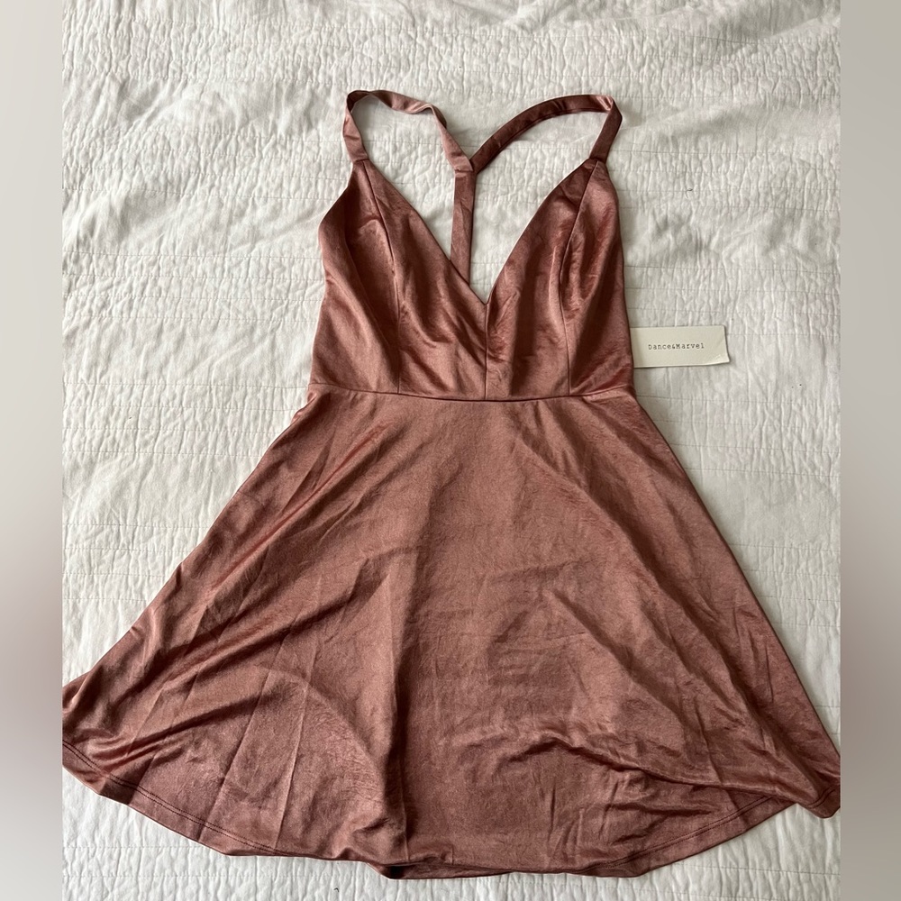 Blush colored dress